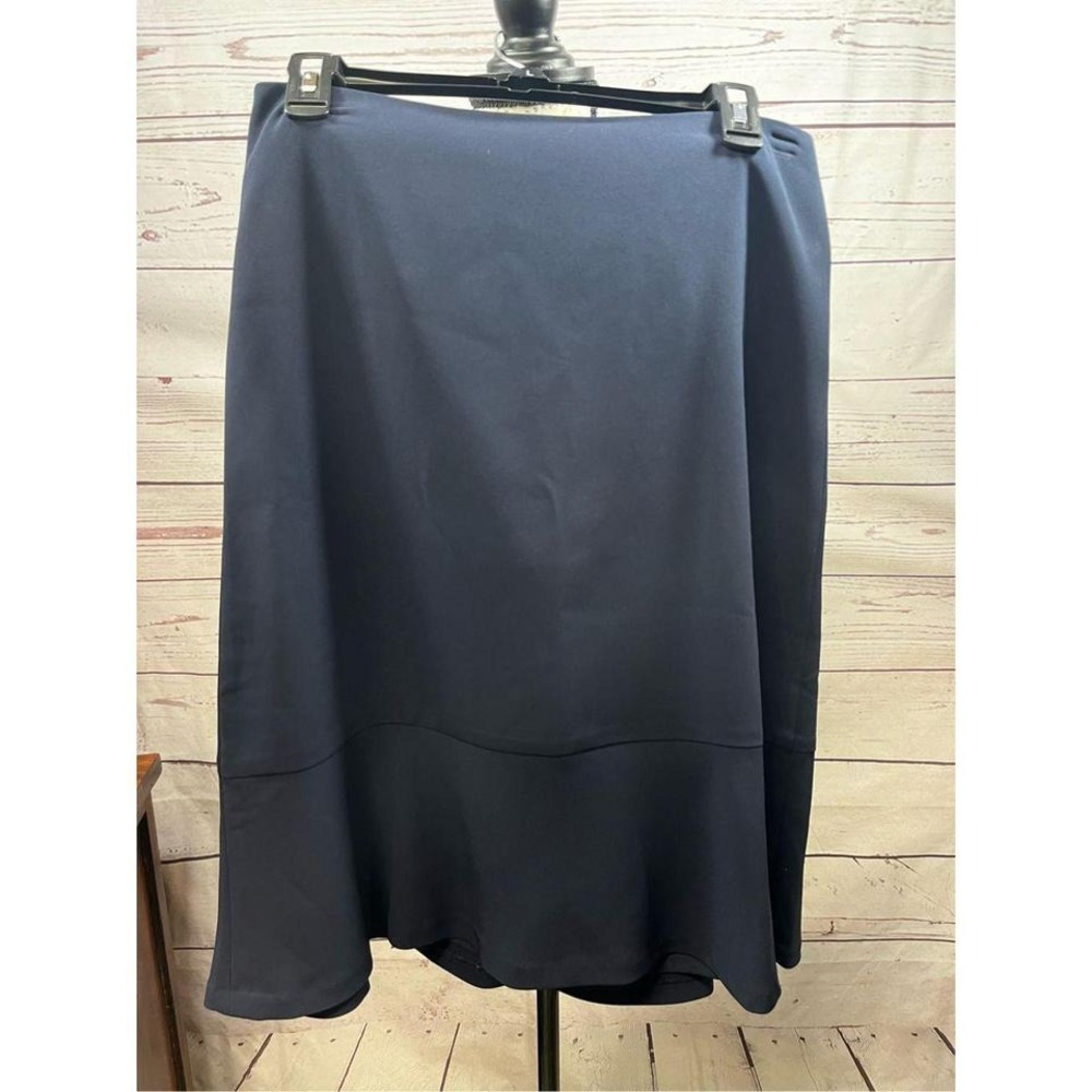 Talbots size 6 blue skirt that ruffles out at bottom